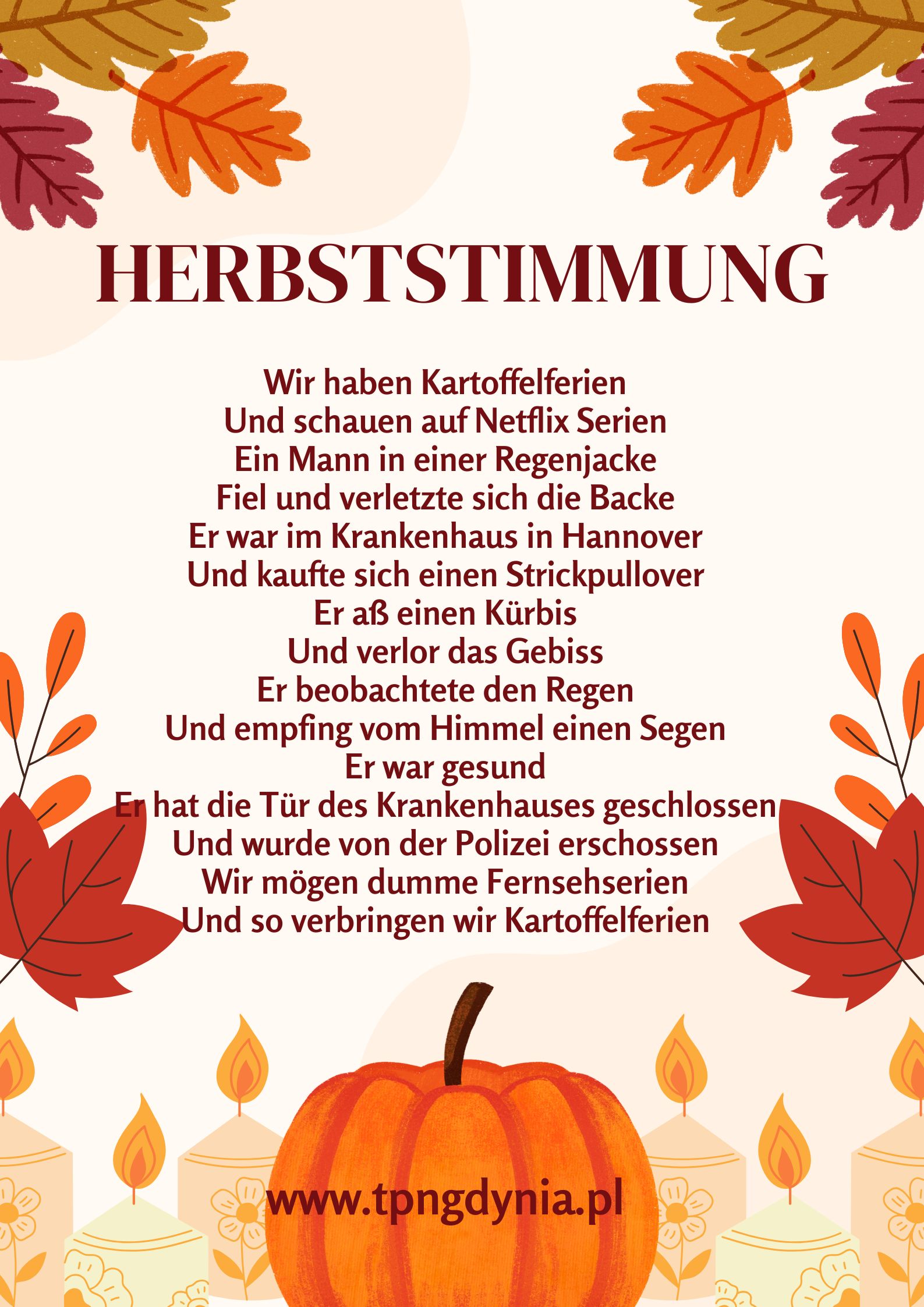 brown simple thanksgiving dinner party poster